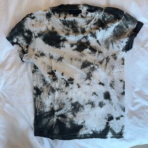 Sanctuary Tie-Dye green and White Women's Tshirt size medium